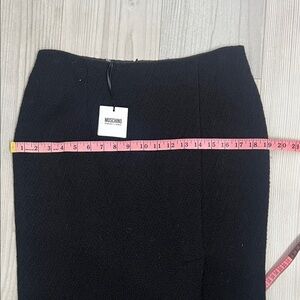 Moschino Classic Black Pencil Skirt